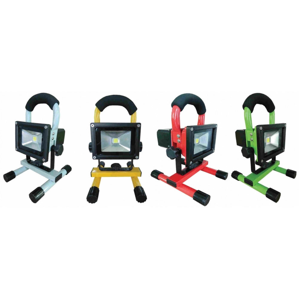 Trade Shop - Faro Ricaricabile Faretto Impermeabile Led Luce Bianca Emergenza Portatile -