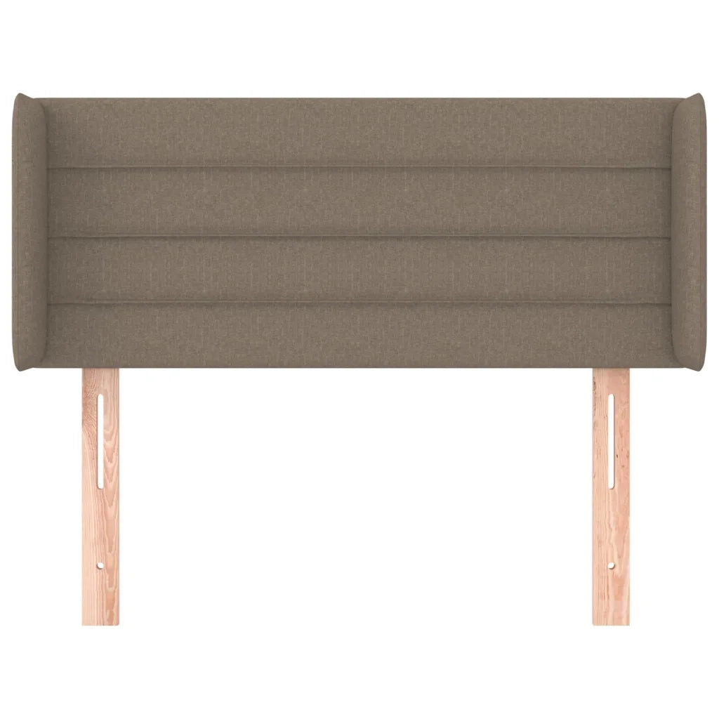 Testiera | Testata ad Orecchio Tortora 83x16x78/88 cm in Tessuto