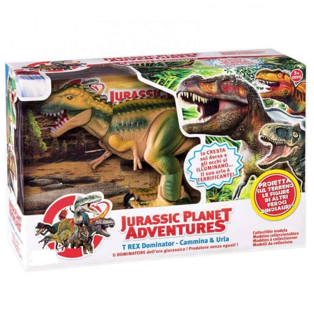 Trade Shop - Dinosauro T-rex Camminante Con Luci Suoni Versi E Movimenti Giocattolo Bambini -