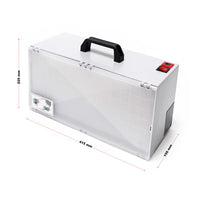 Cabina di aspirazione per verniciatura ad aerografo 4m³/min Aspiratore filtro e tubo aria di scarico