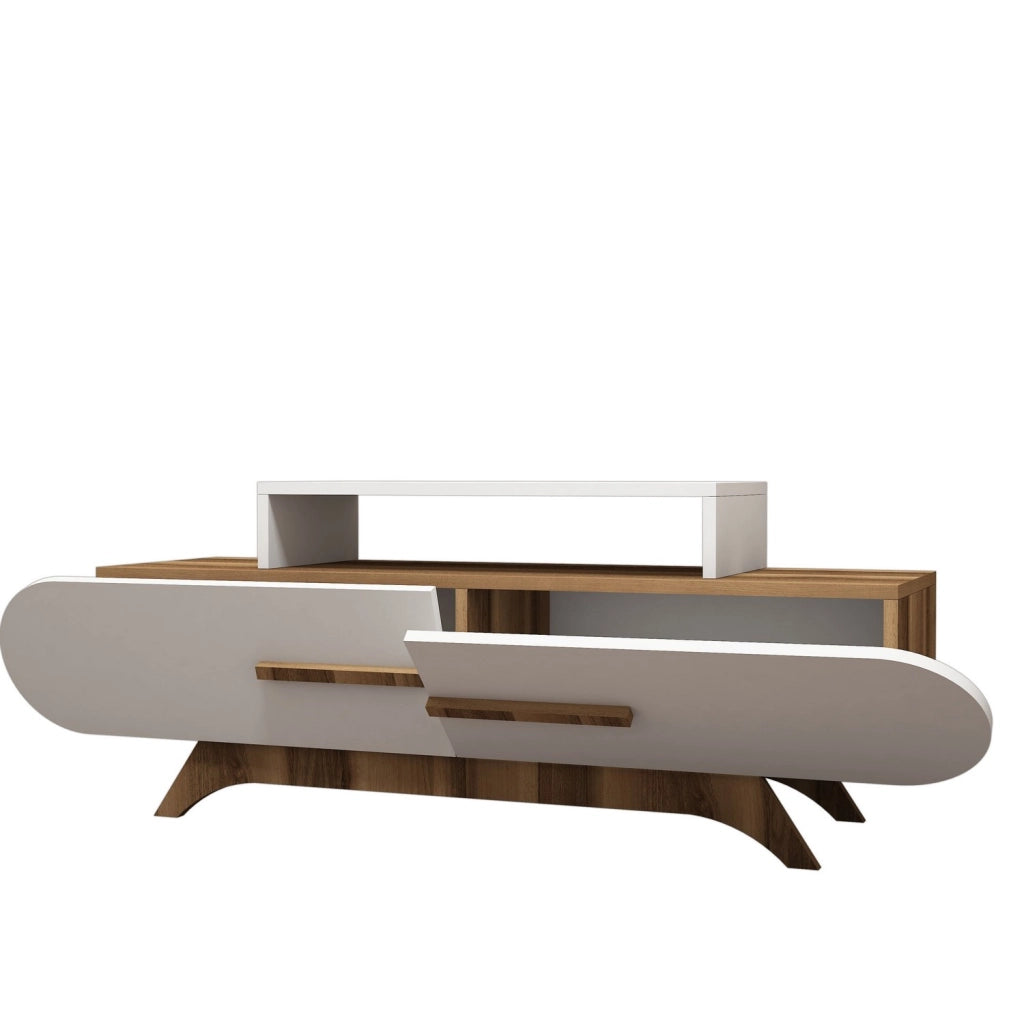 Mobile TV in legno "Rose" - 145 x 36 x 49 cm - Bianco