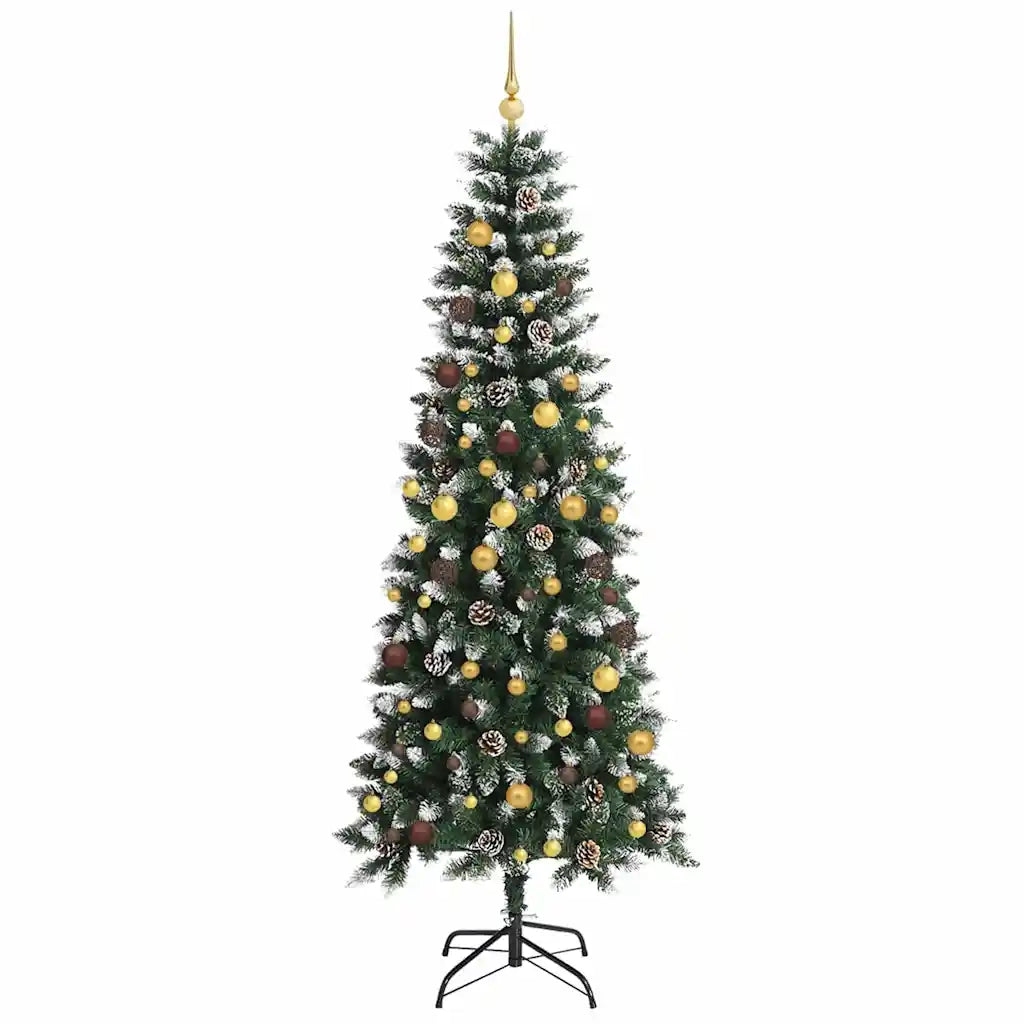 Albero di Natale artificiale con 300 LED Verde 240 cm 3395841