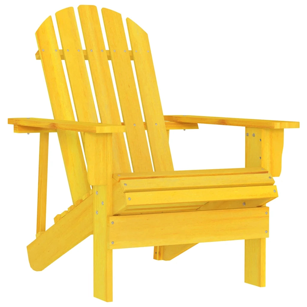 Sedia da Giardino Adirondack in Legno Massello di Abete Giallo cod mxl 11753