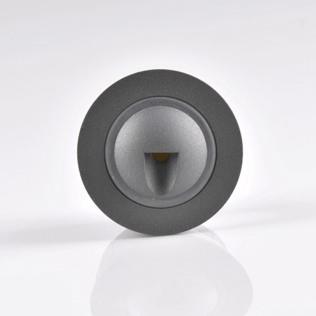 Lampada scala/parete LED 3W rotonda grafite Polux Q2