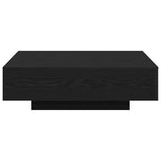 Tavolino da salotto | Tavolino da caff¨¨ | Tavolino da Soggiorno Rovere Nero 100 x 100 x 31 cm