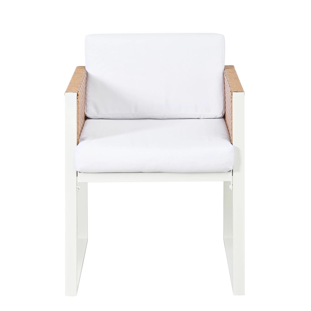 Set Tavolo e Sedie da Giardino Polyrattan 6 Posti con Cuscini ¨C MINIMAL ¨C Antracite