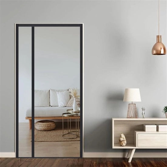 Porta finestra magnetica - 120*200cm - Anti-zanzare - Senza perforazione necessaria - Adatto per porte in legno, metallo, marmo, acciaio inox, piastrelle ceramiche e altre porte di ingresso - Porta finestra anti-zanzare estivo - Apertura laterale