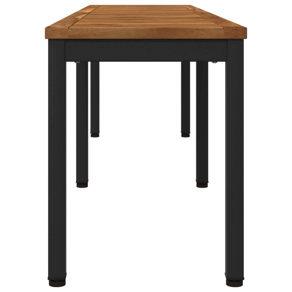 Panchina da giardino 161 x 35 x 45 cm Legno di Acacia Massello 901298