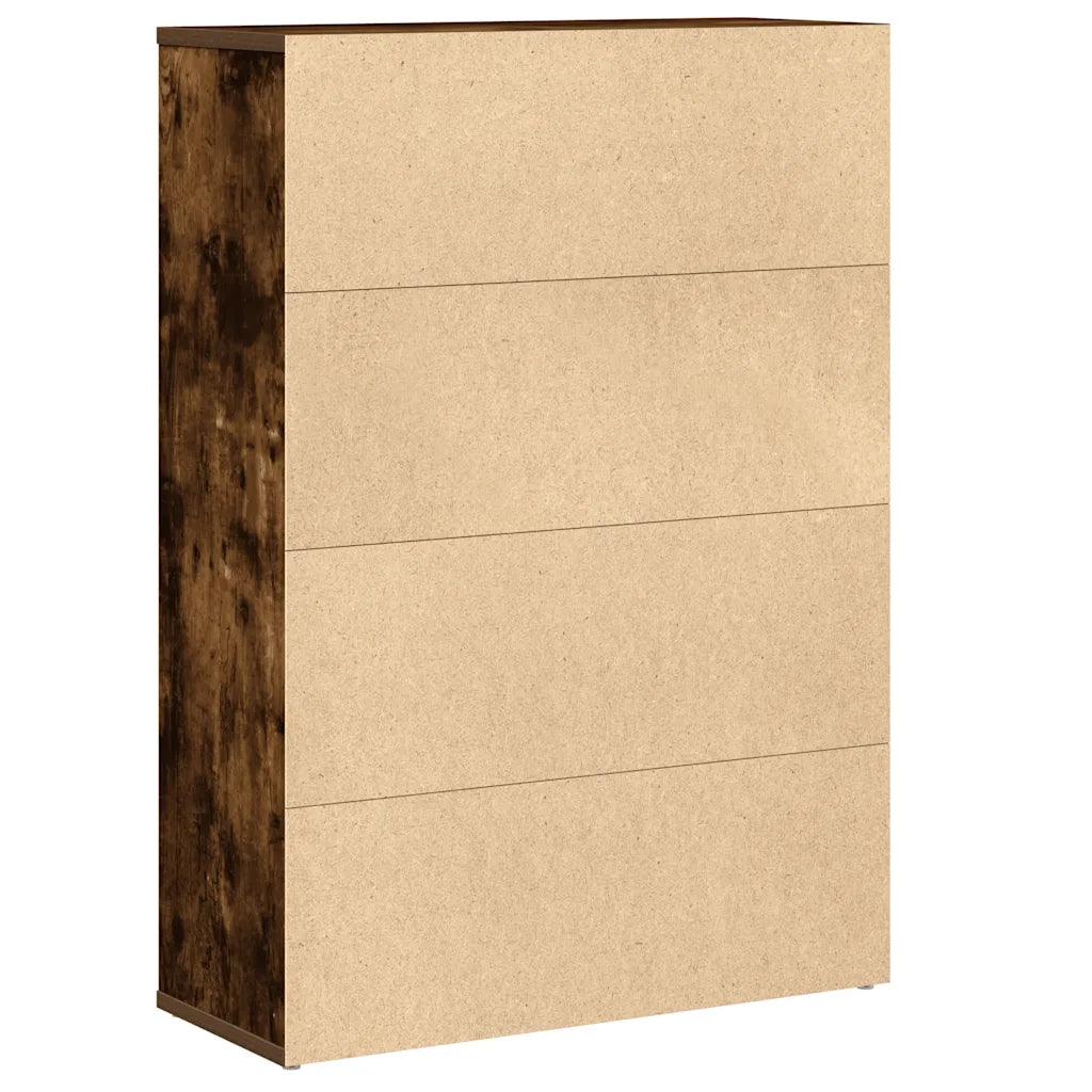 Libreria Rovere Fumo 60x24x85 cm in Truciolato 860413