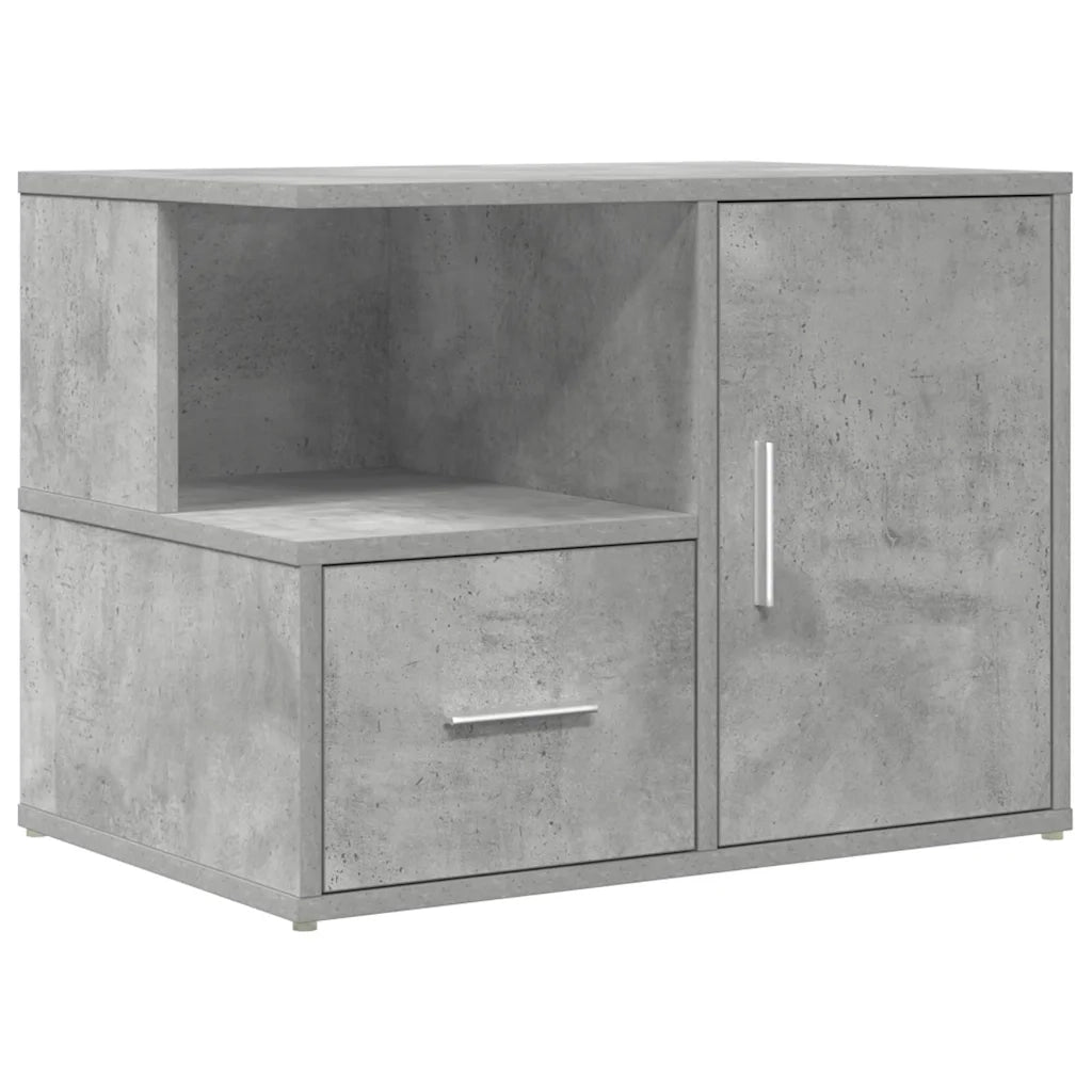 Mobile Angolare Grigio Cemento 160x40x45 cm in Truciolato 3307822