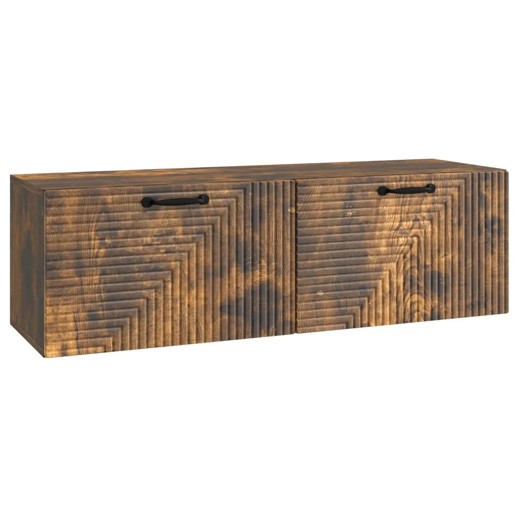 Mobile Porta TV da Muro Rovere Fumo 98 x 31 x 30 cm