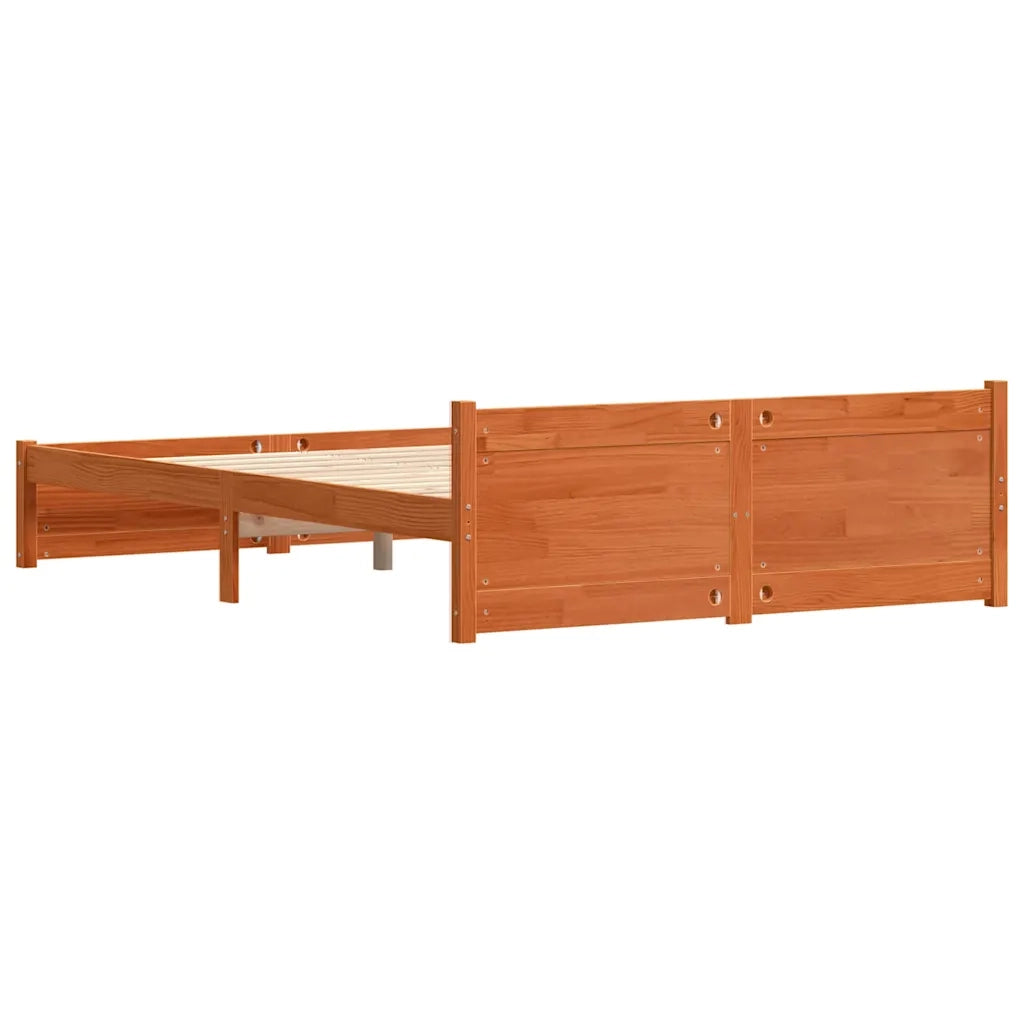 Struttura del letto Marrone cerato 205.5 x 95.5 x 51 cm
