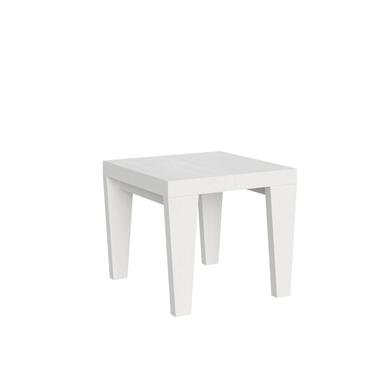 Tavolo allungabile 90x90/246 cm Spimbo - Bianco Frassino