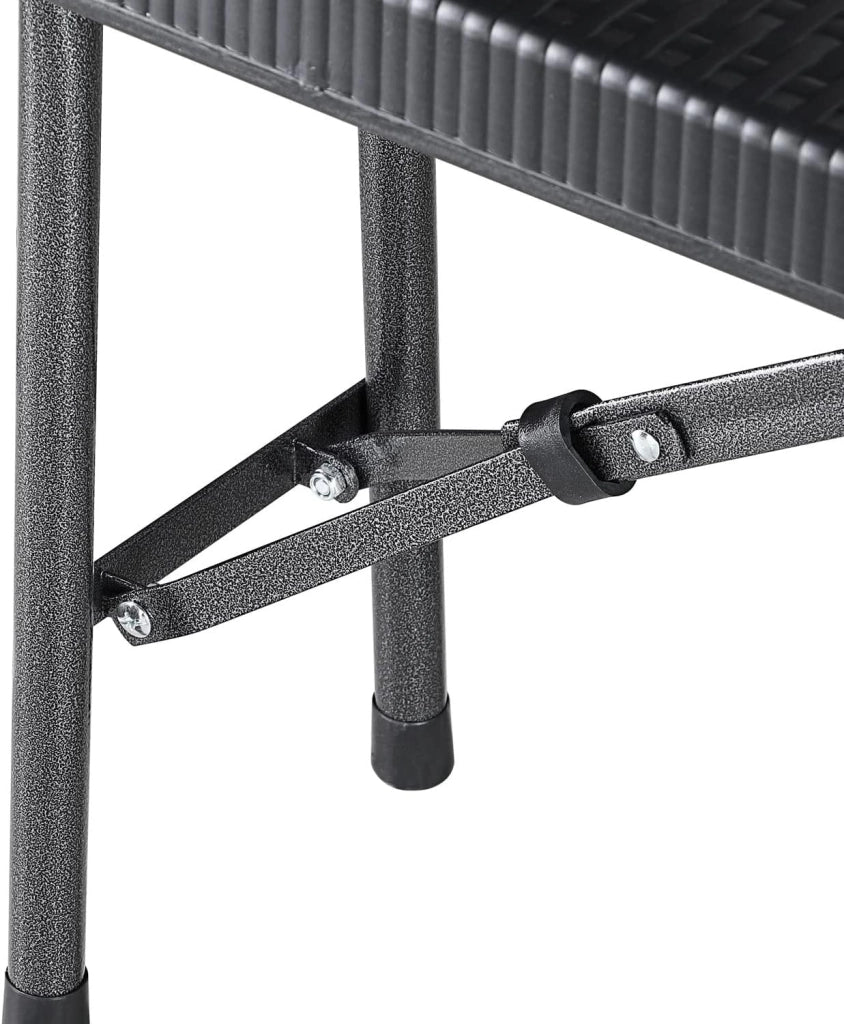 2X Panca Pieghevole da Giardino Stile Birreria 180 cm Panchina da Campeggio Panche Portatili