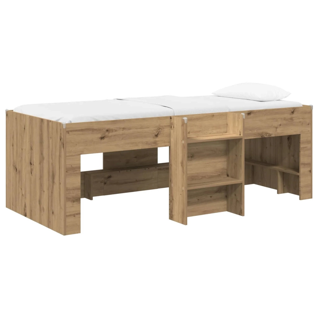 Letto Alto per Bambini Rovere Artigianale 193 x 96,1 x 68,5 cm 3422594