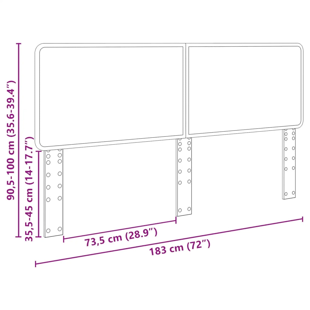 Testiera Rovere fumé Legno multistrato 887852
