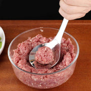 Trade Shop - Cucchiaio Per Polpette Antiaderente Utensile Da Cucina Stampo In Acciaio Inox -