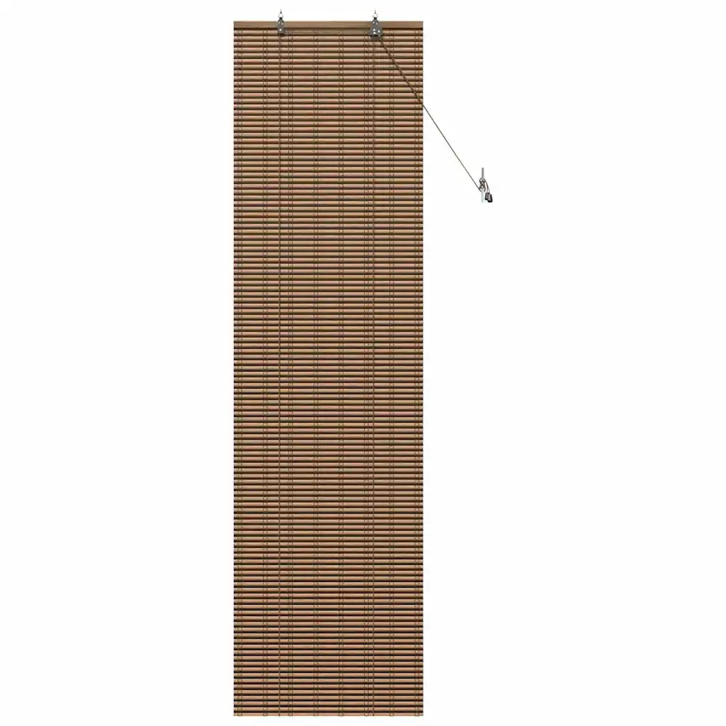 vidaXL Tenda per Finestra con tende Marrone 60 x 220 cm Bambù