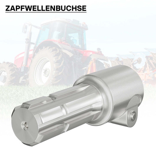 Boccola albero cardanico 175 mm Attacco albero scanalato 1 3/8" 6D Albero uscita 1 3/4" 6D Trattore