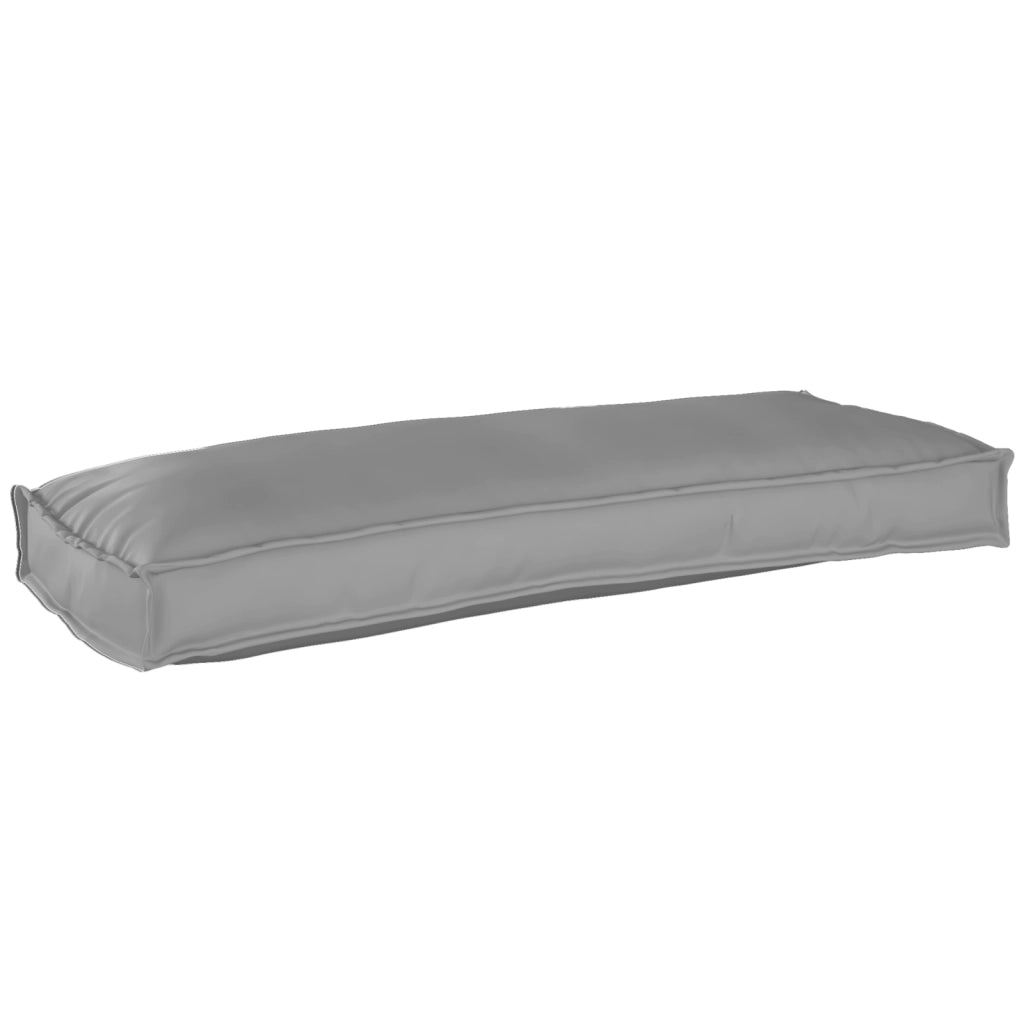 Cuscini per panchina 2 pcs Grigio 100x40x8 cm Tessuto Oxford