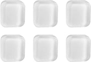 Portiere di frigorifero Allettamento Plus - Stopper per porte di frigorifero e protezione per la parete con adesivo self-levante in silicone trasparente e protezione per la maniglia di apertura