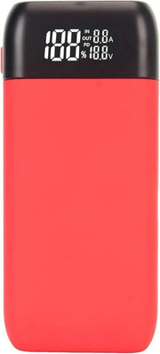 Caricabatterie universale portatile LCD rapido Li-ion 3,6V 3,7V ricaricabile rosso per batterie 18700 20700 senza batteria.