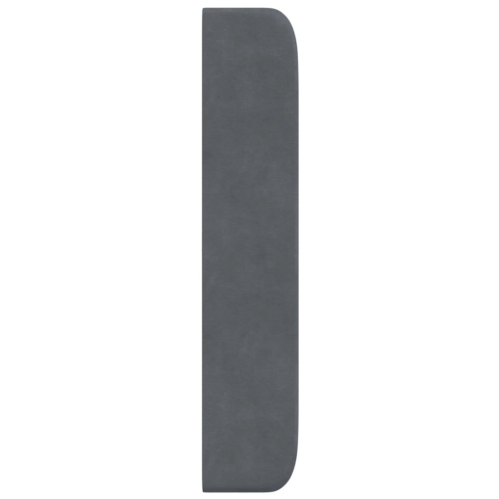 Orecchia della Testata Grigio 80 x 16 x 4 cm Velluto CFW8413410
