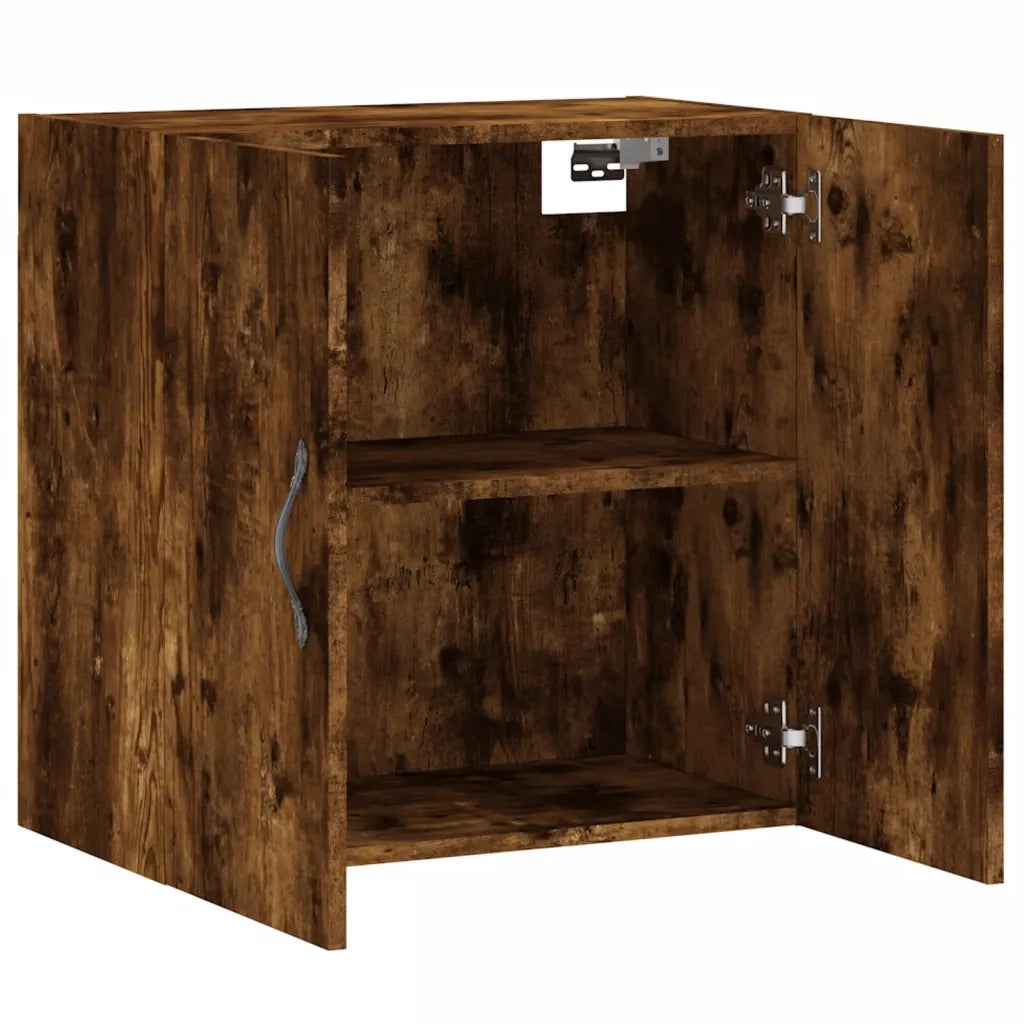 vidaXL Armadietto a Muro Rovere Fumo 60x31x60 cm in Legno Multistrato