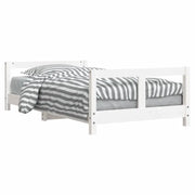 Giroletto per Bambini | Letto Infantile | Lettino Bianco 80x160cm in Legno Massello di Pino