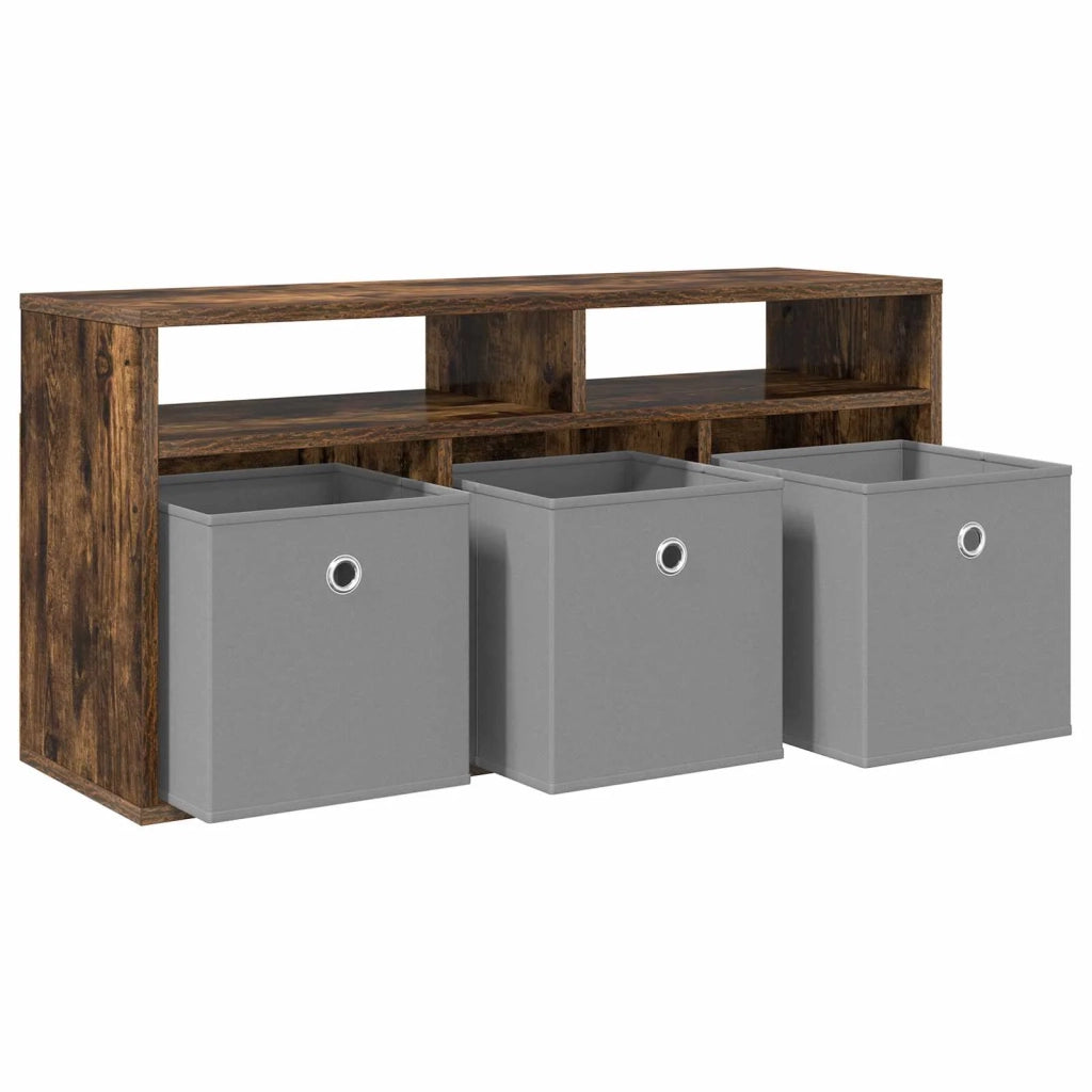 Lowboard con cassetto Rovere fum¨¦ 87 x 27,5 x 43 cm CFW7083303
