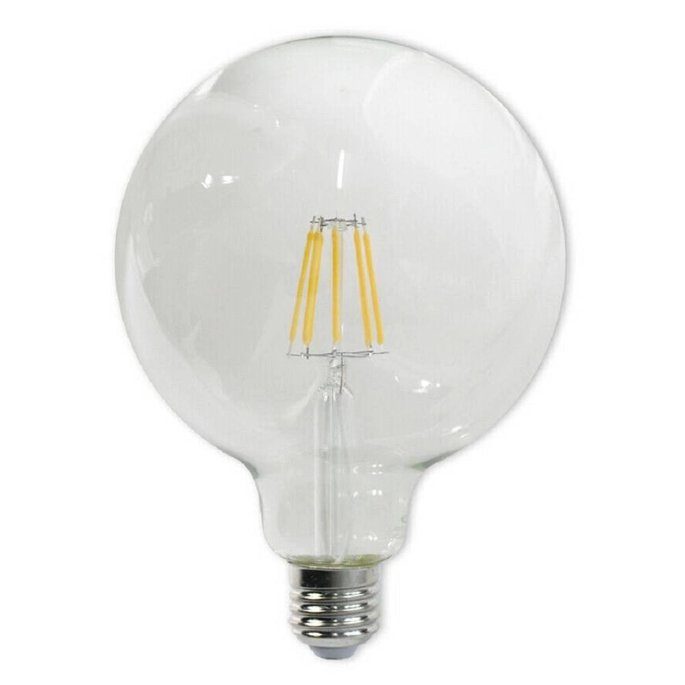 Trade Shop - Lampadina Led A Filamento 8w Globo G125 A Sfera Attacco E27 Luce Calda G125-tc -