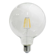 Trade Shop - Lampadina Led A Filamento 8w Globo G125 A Sfera Attacco E27 Luce Calda G125-tc -