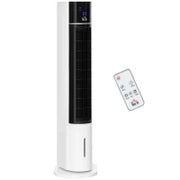 Ventilatore Raffrescatore Evaporativo 3 Modalità e 3 Velocità, Timer, Oscillazione e Telecomando, Bianco