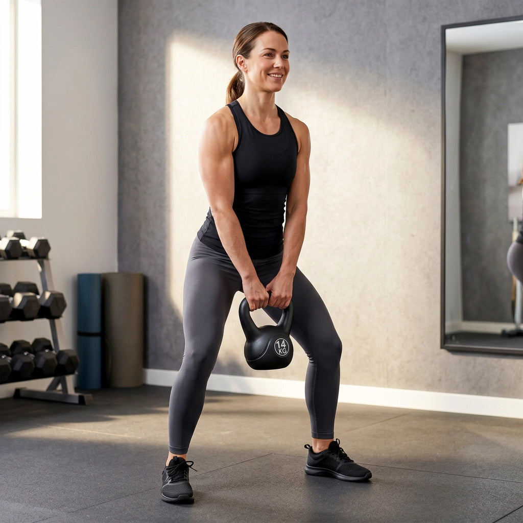 Kettlebell 14 kg ¨C zephmum ¨C Nero 26x18x32 cm