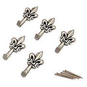 BL GANCIO PER QUADRO GIGLIO 32 MM ARGEN N. 0 5 PZ*- DIESSE- 5,0 blister