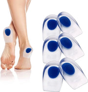 3 paia - misure 33-39 - protesi per caviglia - sostegno per caviglia - cuscinetti per caviglia - cuscinetti per caviglia in silicone - prevenzione dell'impatto del piede - adatto a ogni scarpa