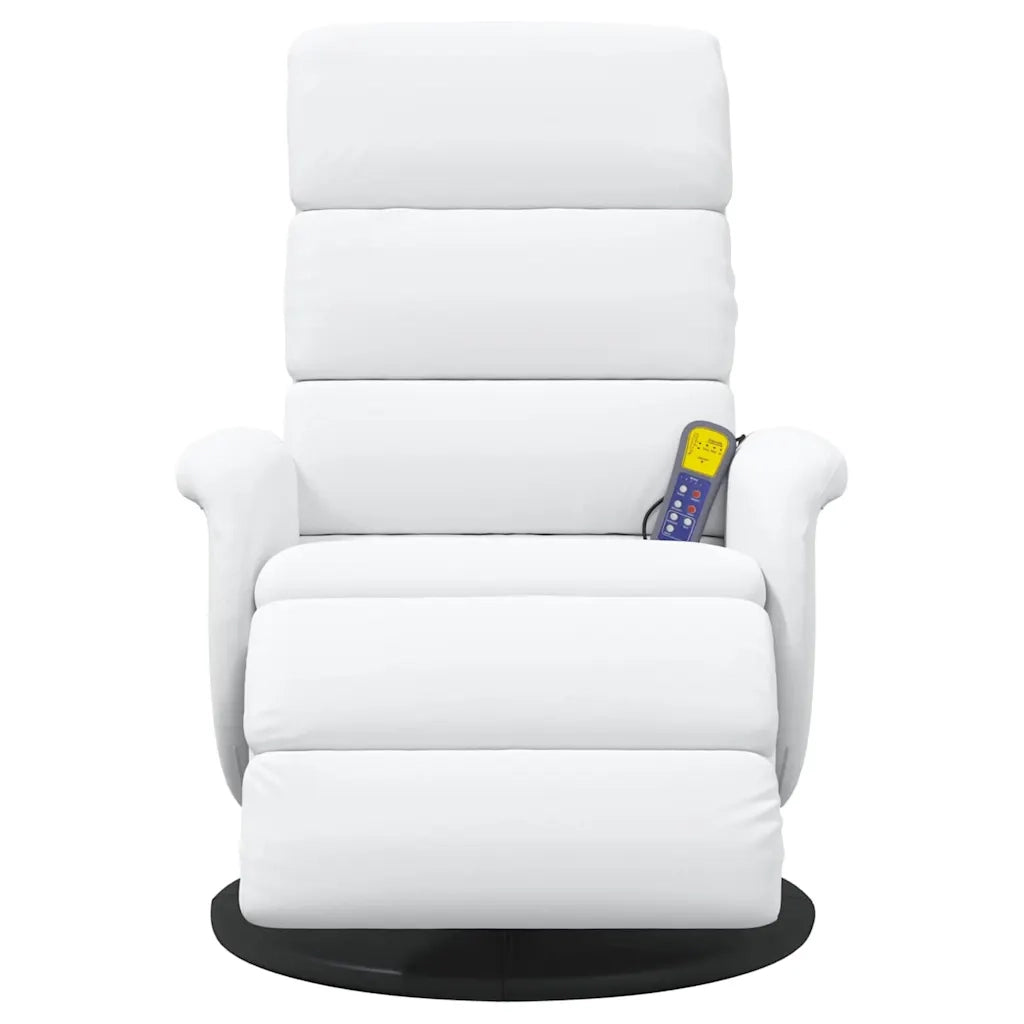 Divano Sedia-Poltrona reclinabile Bianco PU