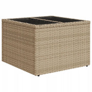 Set Divani da Giardino 7 pz con Cuscini Beige in Polyrattancod mxl 114341