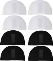 Supporto alle spalle per donna - Cuscino respirante - Allevia le spalle - Rafforza le spalle - Adatta la stoffa - Set da 4 pezzi - Bianco Nero