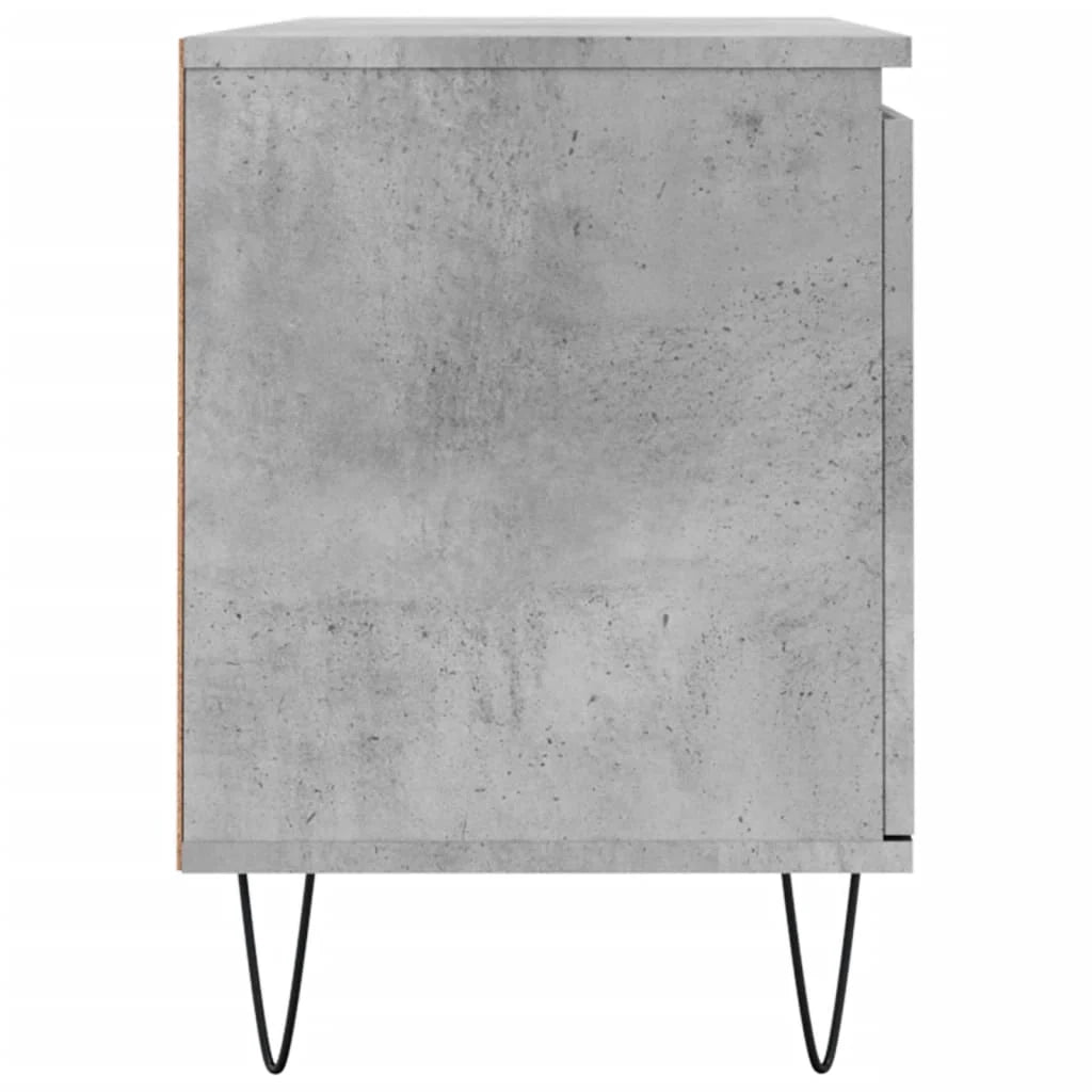 Mobile TV multimediale scaffale TV credenza mobile TV sala da pranzo soggiorno camera da letto 104 x 35 x 50 cm legno ingegnerizzato grigio 02_0025660