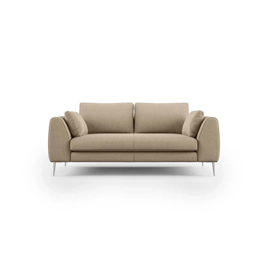 Plano Divano moderno in microfibra tecnica smacchiabile T11 176 cm beige