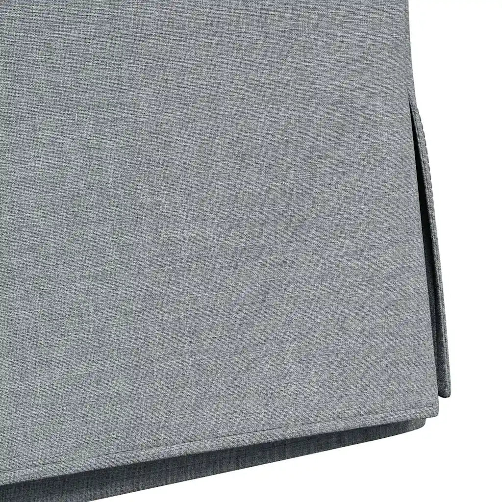Sedie da pranzo 2 pcs Grigio chiaro 57 x 67 x 98 cm Tessuto 42017916