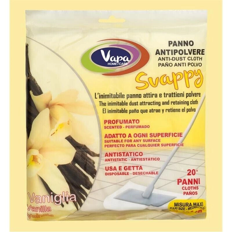 SVAPPY PANNI CATTURA POLVERE VANIGLIA 20 PZ