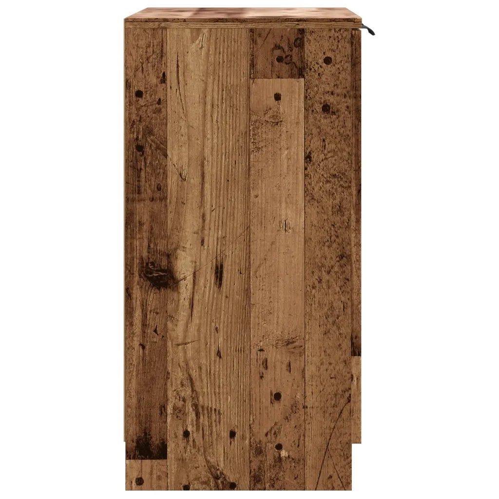 Scarpiera-Scaffale per scarpe Legno Antico 59x35x70 cm in Truciolato