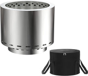 Fornello da campeggio a legna in acciaio inox Φ49 cm Solo Stove Campeggio Fornello da campeggio con custodia, grande braciere per campeggio, picnic, backpacking
