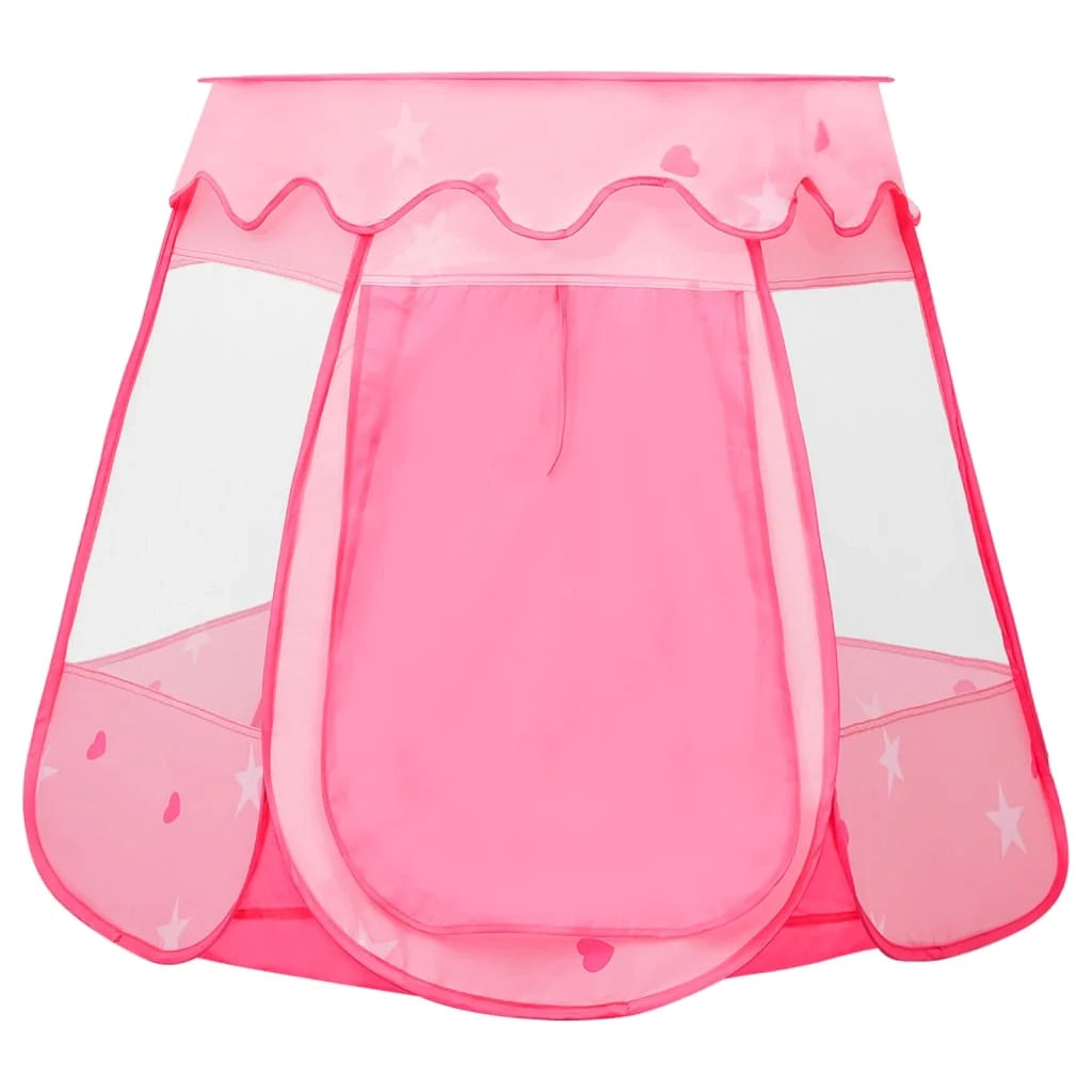 Tenda da gioco per bambini con 250 palline 102 x 102 x 82 cm rosa 02_0005164