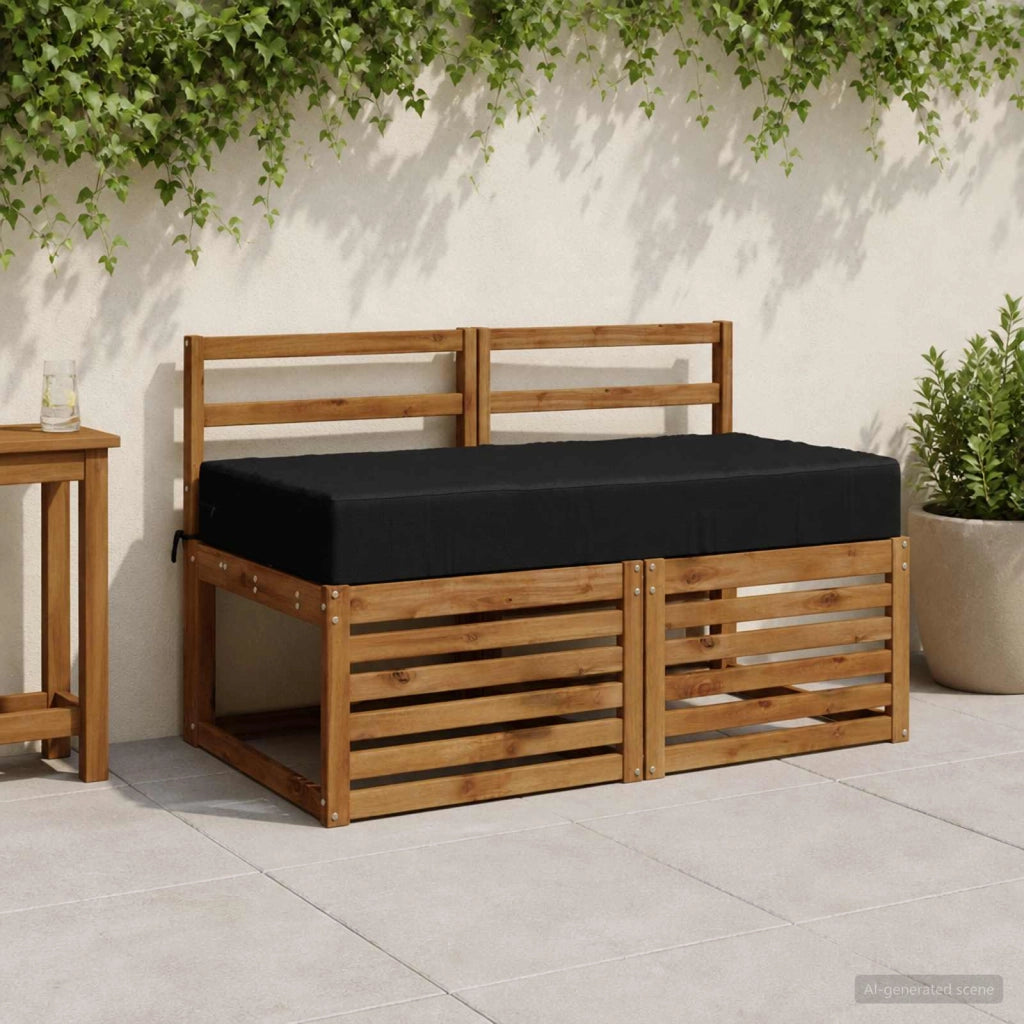Cuscino per la seduta SOEST 100% Poliestere Nero 944302