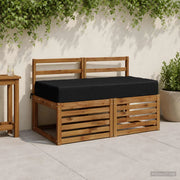 Cuscino per la seduta SOEST 100% Poliestere Nero 944302