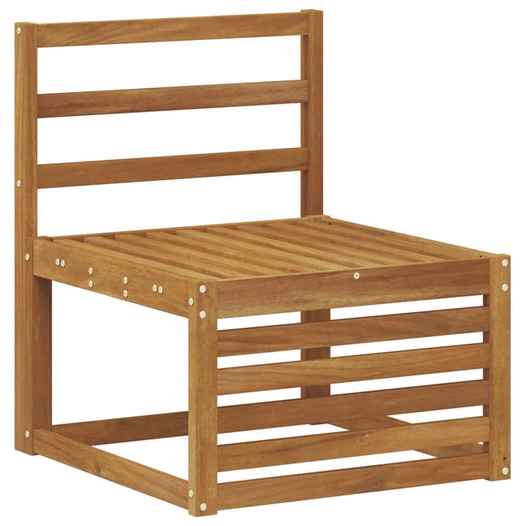 Set divani 9 pcs Naturale Legno di Acacia Massello 3374579