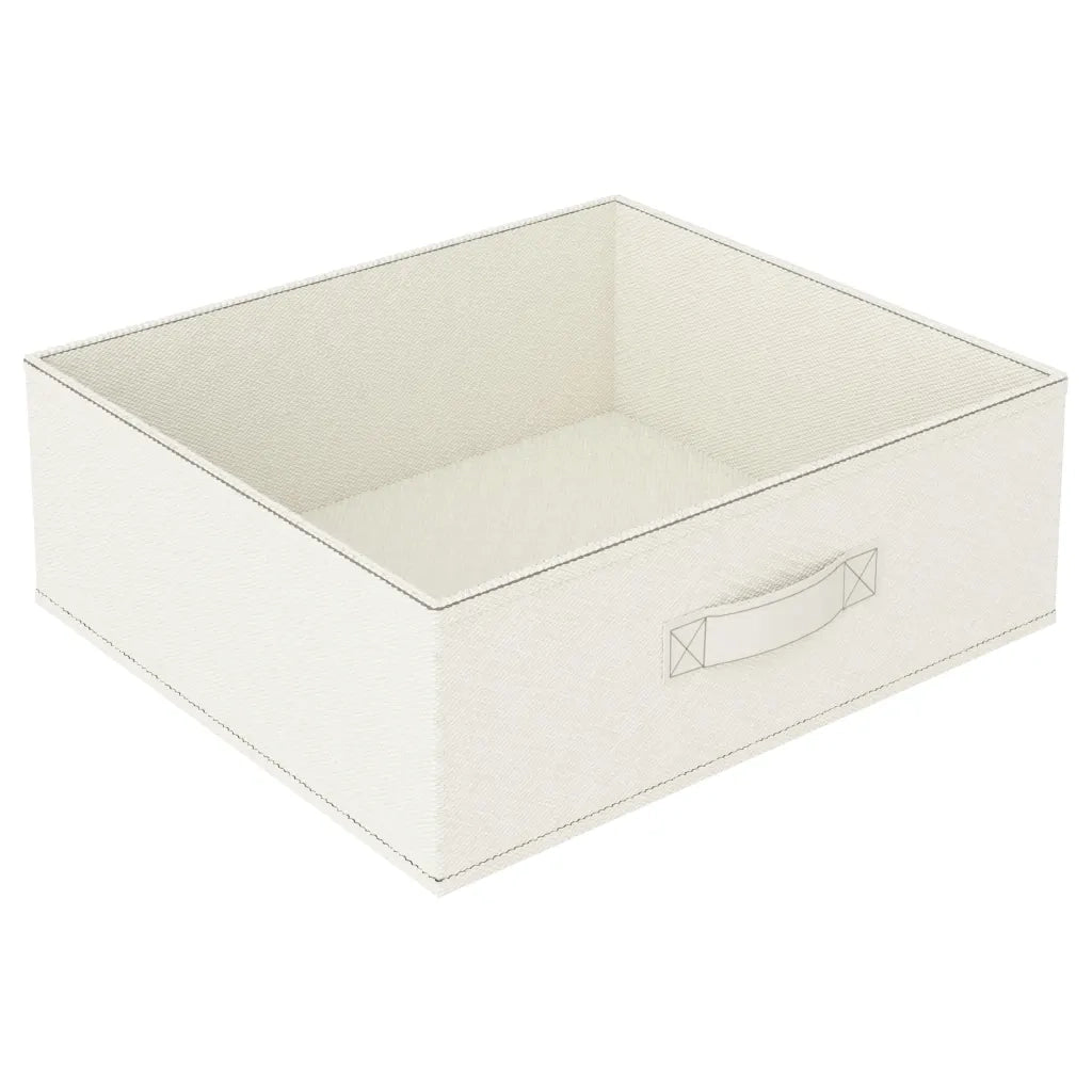 Armadietto con 4 Cestini in Tessuto in Acciaio Crema cod mxl 49423